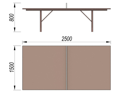 Теннисный стол МАФ 3517 в Пензе