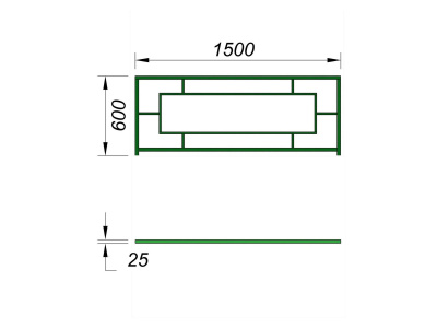 Ограждение площадки МАФ 5000 в Пензе