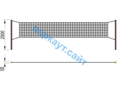 Волейбольные стойки СИО 3515 в Пензе