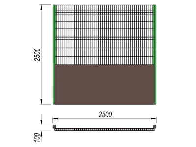 Ограждение хоккейной коробки МАФ 5202 в Пензе
