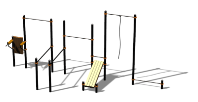 Спортивный комплекс воркаут ВС-90 в Пензе