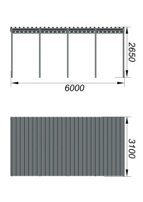 Теневой навес трибун МАФ 4130 в Пензе