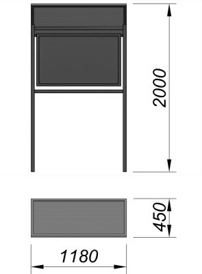 Информационный стенд МАФ 6006 в Пензе