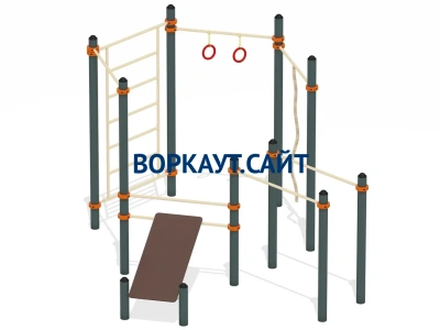 Спортивный комплекс воркаут ВС-49 в Пензе