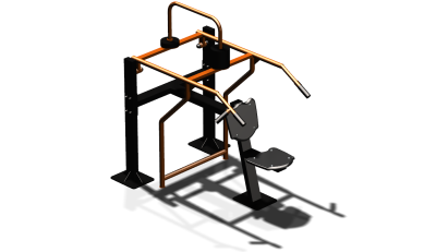 Силовой уличный тренажер  "Жим вверх сидя"  УТ403 в Пензе